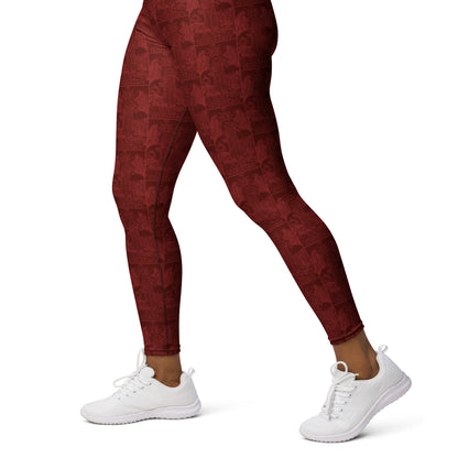 Temperance Card Yoga Leggings