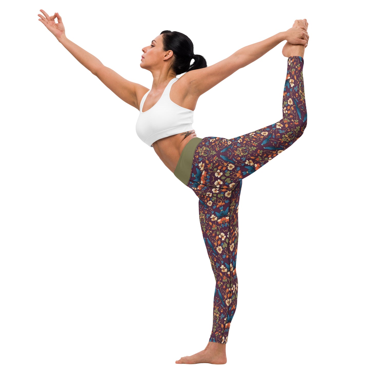 Blue Bird Yoga Leggings