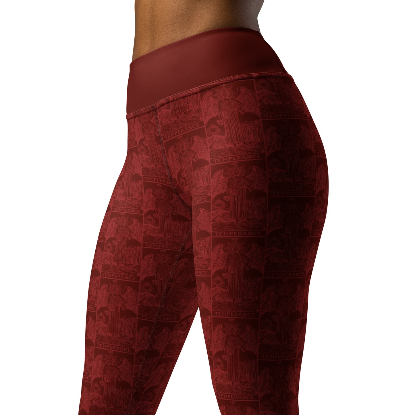 Temperance Card Yoga Leggings