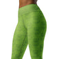 The Lovers Card Yoga Leggings - Lime