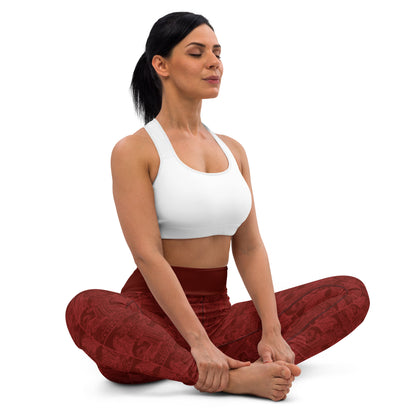 Temperance Card Yoga Leggings