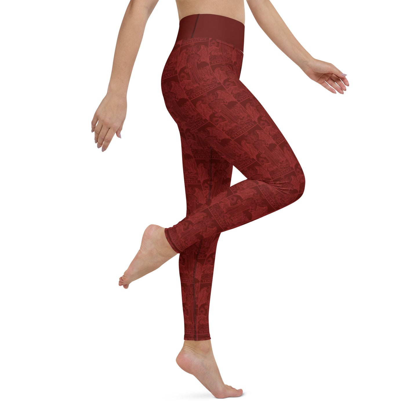 Temperance Card Yoga Leggings