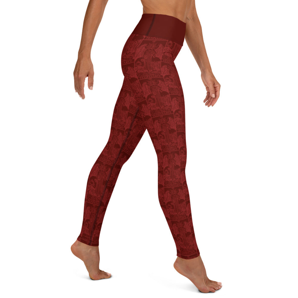 Temperance Card Yoga Leggings