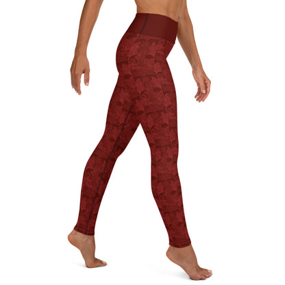 Temperance Card Yoga Leggings