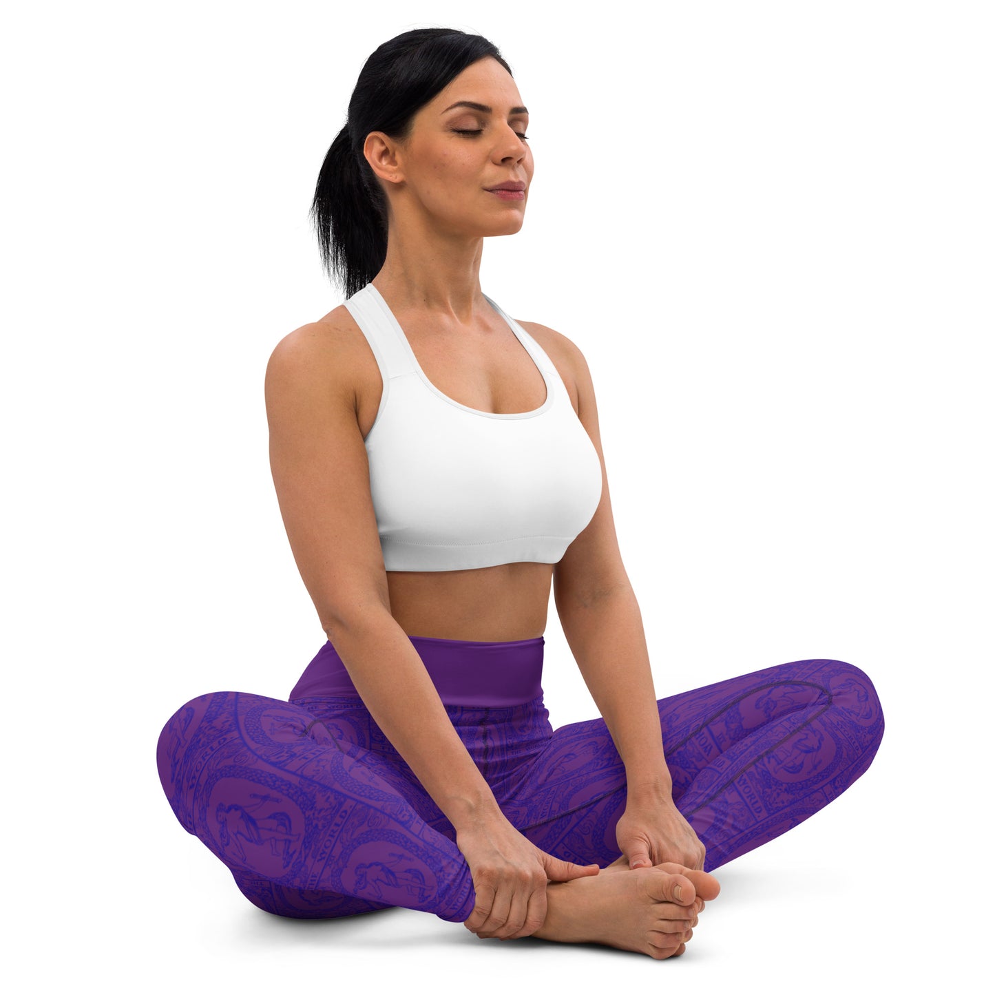 The World Card Yoga Leggings