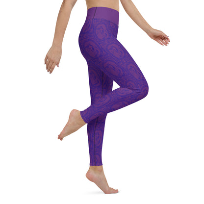 The World Card Yoga Leggings