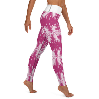 Three of Wands Card Yoga Leggings