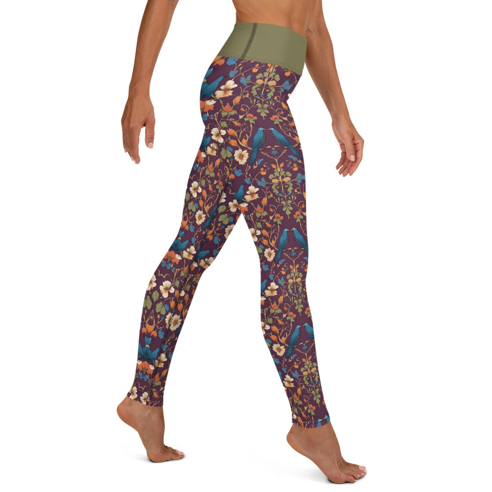 Blue Bird Yoga Leggings