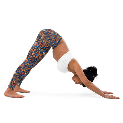 Blooming Flowers Yoga Leggings