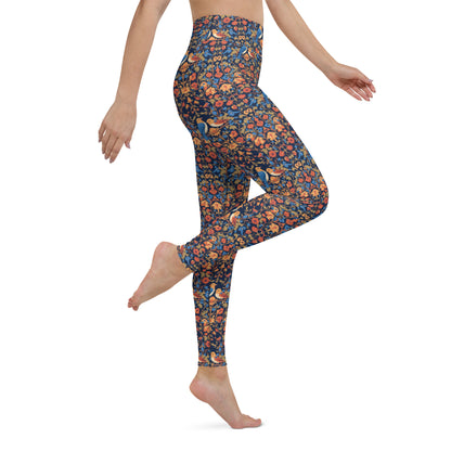 Blooming Flowers Yoga Leggings