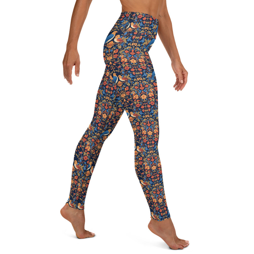 Blooming Flowers Yoga Leggings