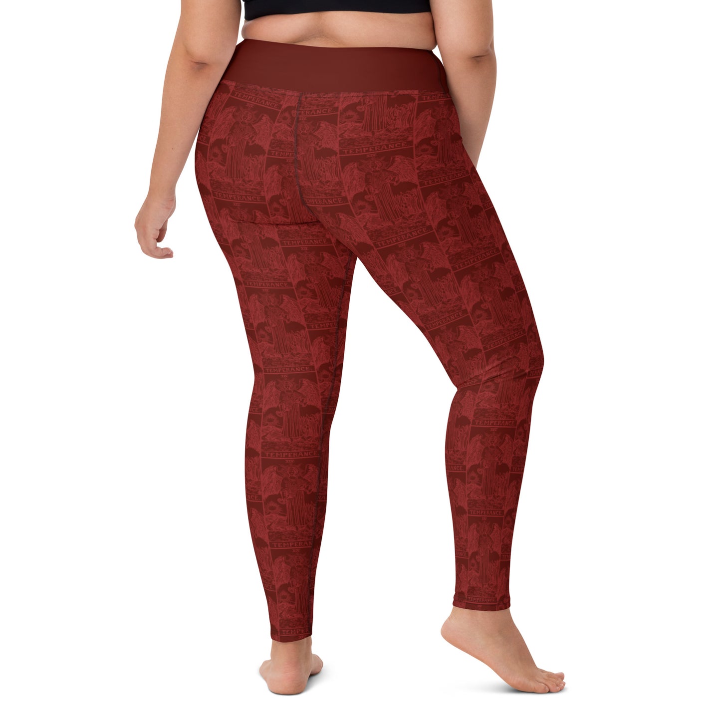 Temperance Card Yoga Leggings