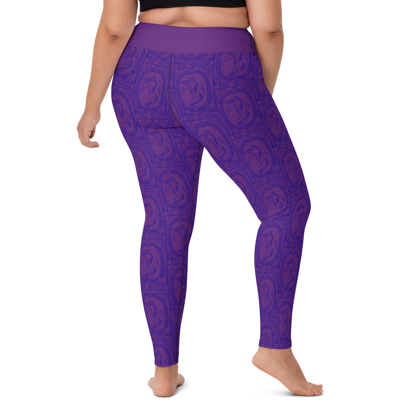 The World Card Yoga Leggings