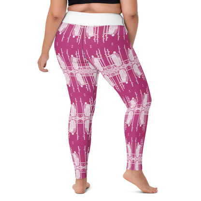 Three of Wands Card Yoga Leggings