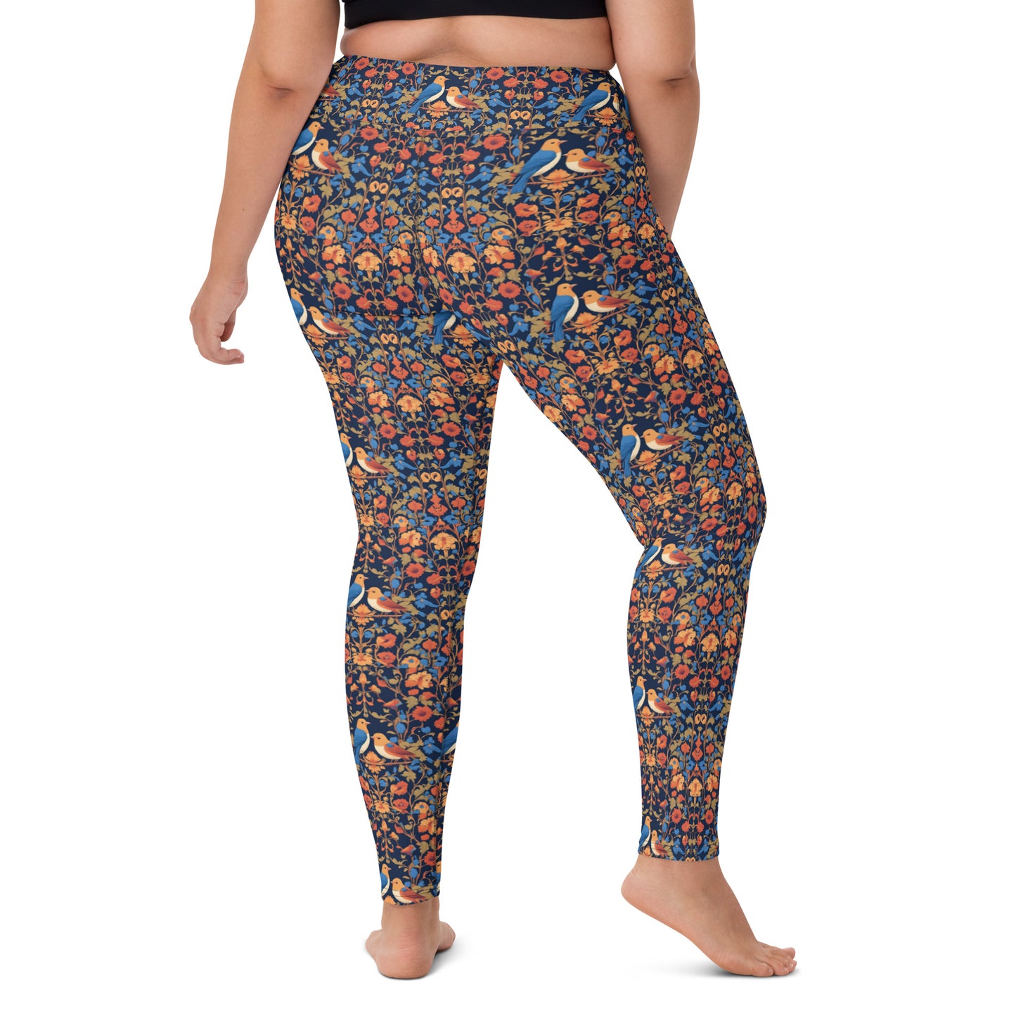 Blooming Flowers Yoga Leggings