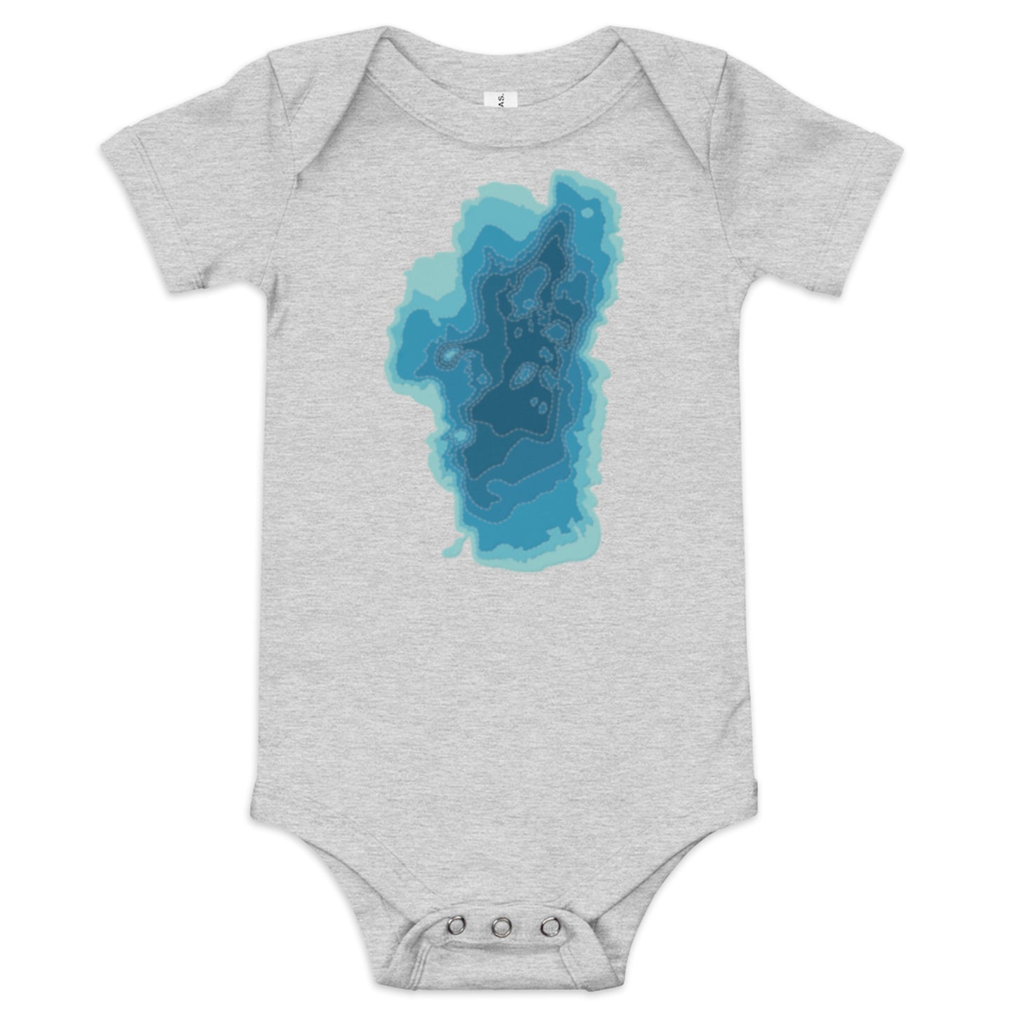 Tahoe Depth Map One Piece for Babies