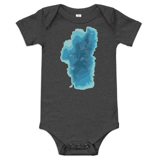 Tahoe Depth Map One Piece for Babies