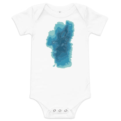 Tahoe Depth Map One Piece for Babies