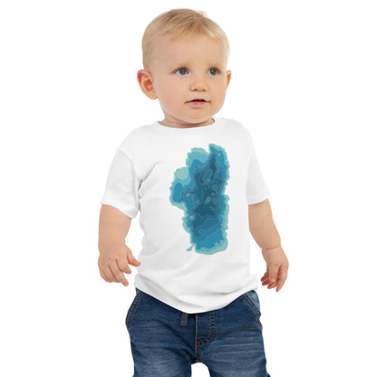 Tahoe Depth Map Tee for Babies