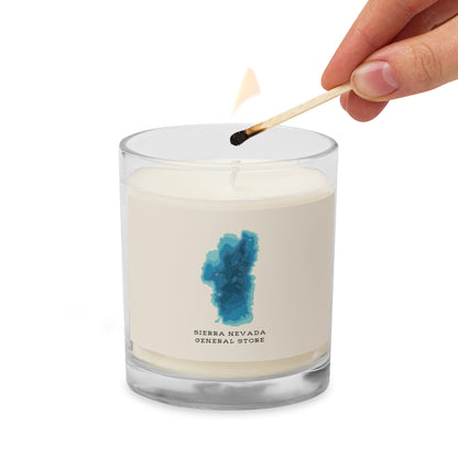 Tahoe Depth Map Scentless Soy Candle