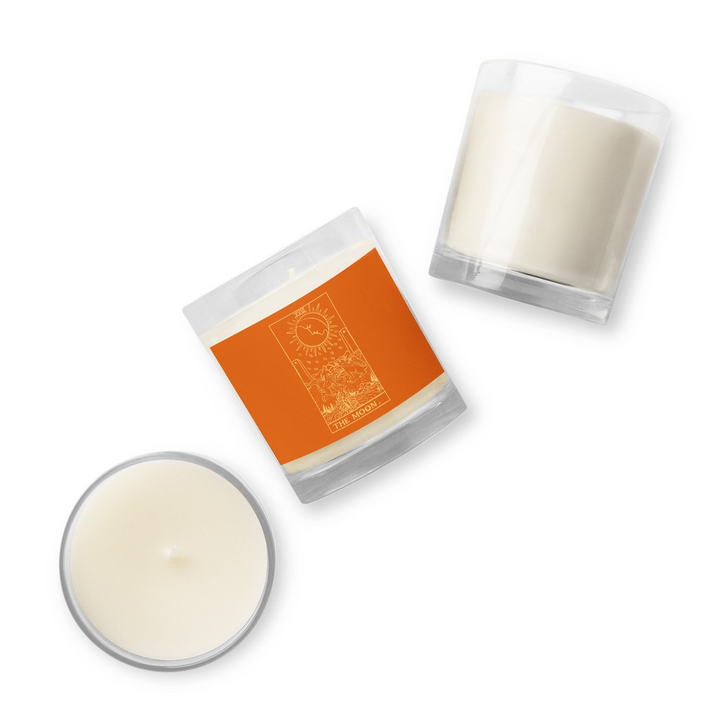 The Moon Card Unscented Candle