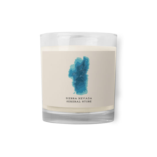 Tahoe Depth Map Scentless Soy Candle