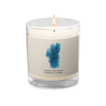 Tahoe Depth Map Scentless Soy Candle