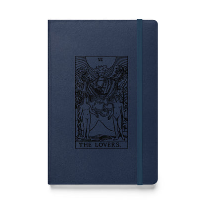 The Lovers Card Hardcover Journal