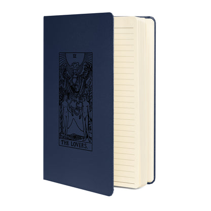 The Lovers Card Hardcover Journal