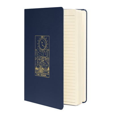 The Moon Card Hardcover Journal