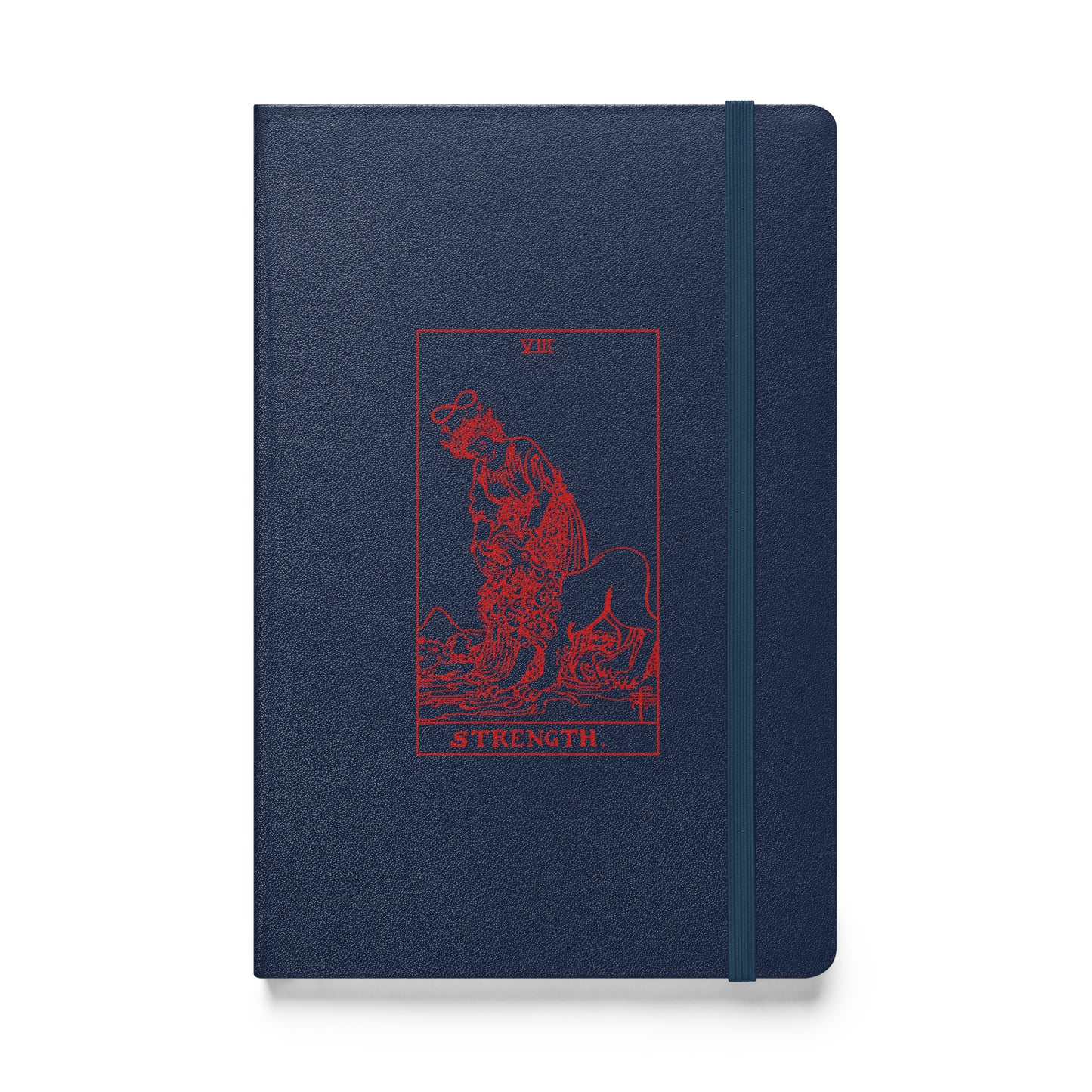 The Strength Card Hardcover Journal