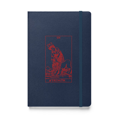 The Strength Card Hardcover Journal