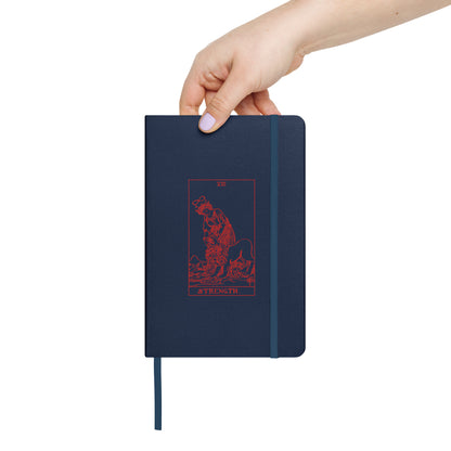 The Strength Card Hardcover Journal