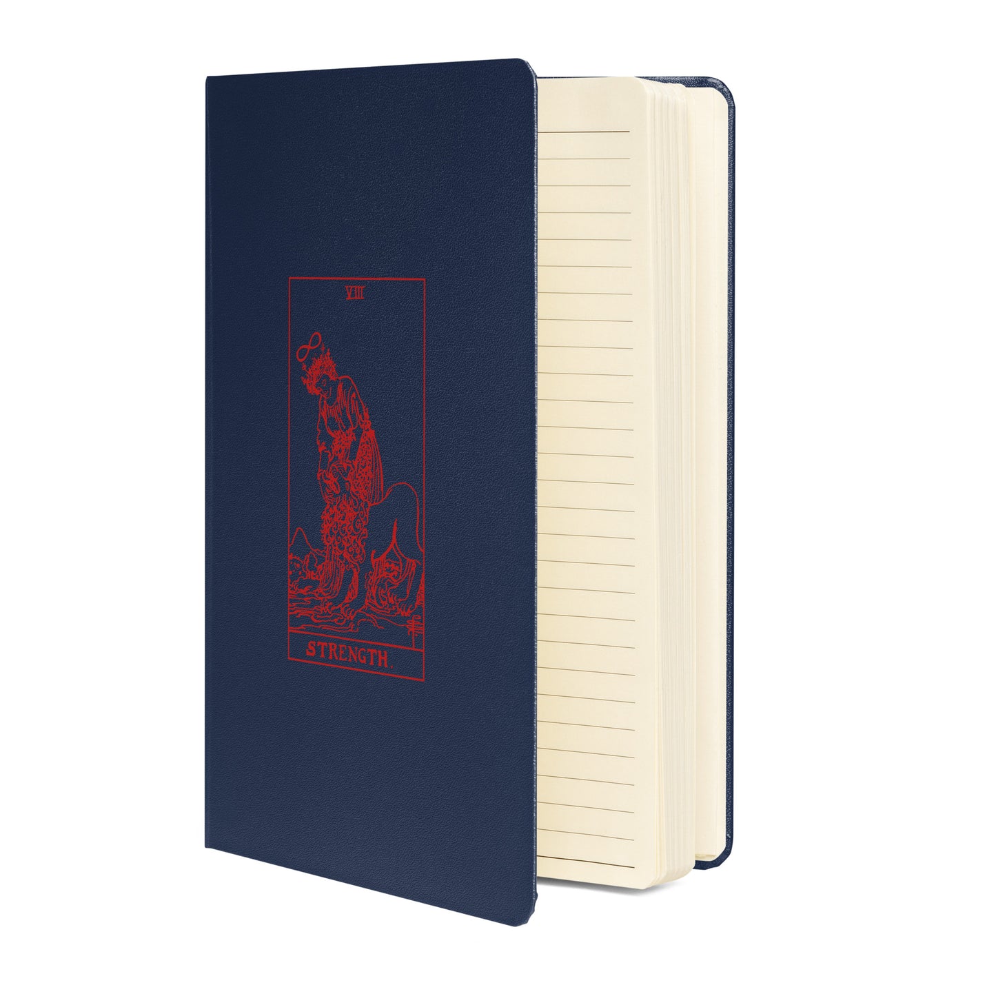 The Strength Card Hardcover Journal