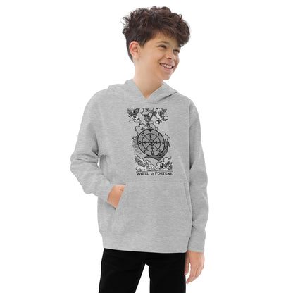 The Wheel of Fortune Card Hoodie for Kids