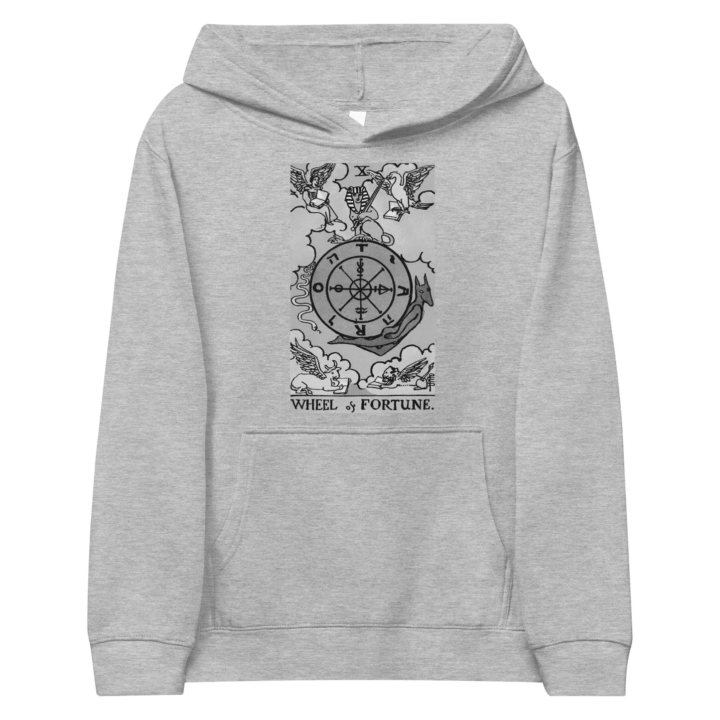 The Wheel of Fortune Card Hoodie for Kids