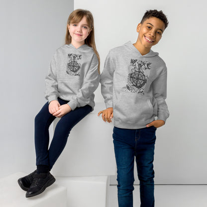 The Wheel of Fortune Card Hoodie for Kids