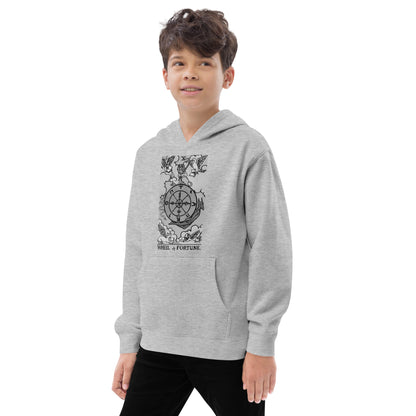 The Wheel of Fortune Card Hoodie for Kids