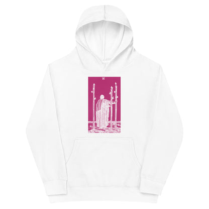 Three of Wands Card Hoodie for Kids