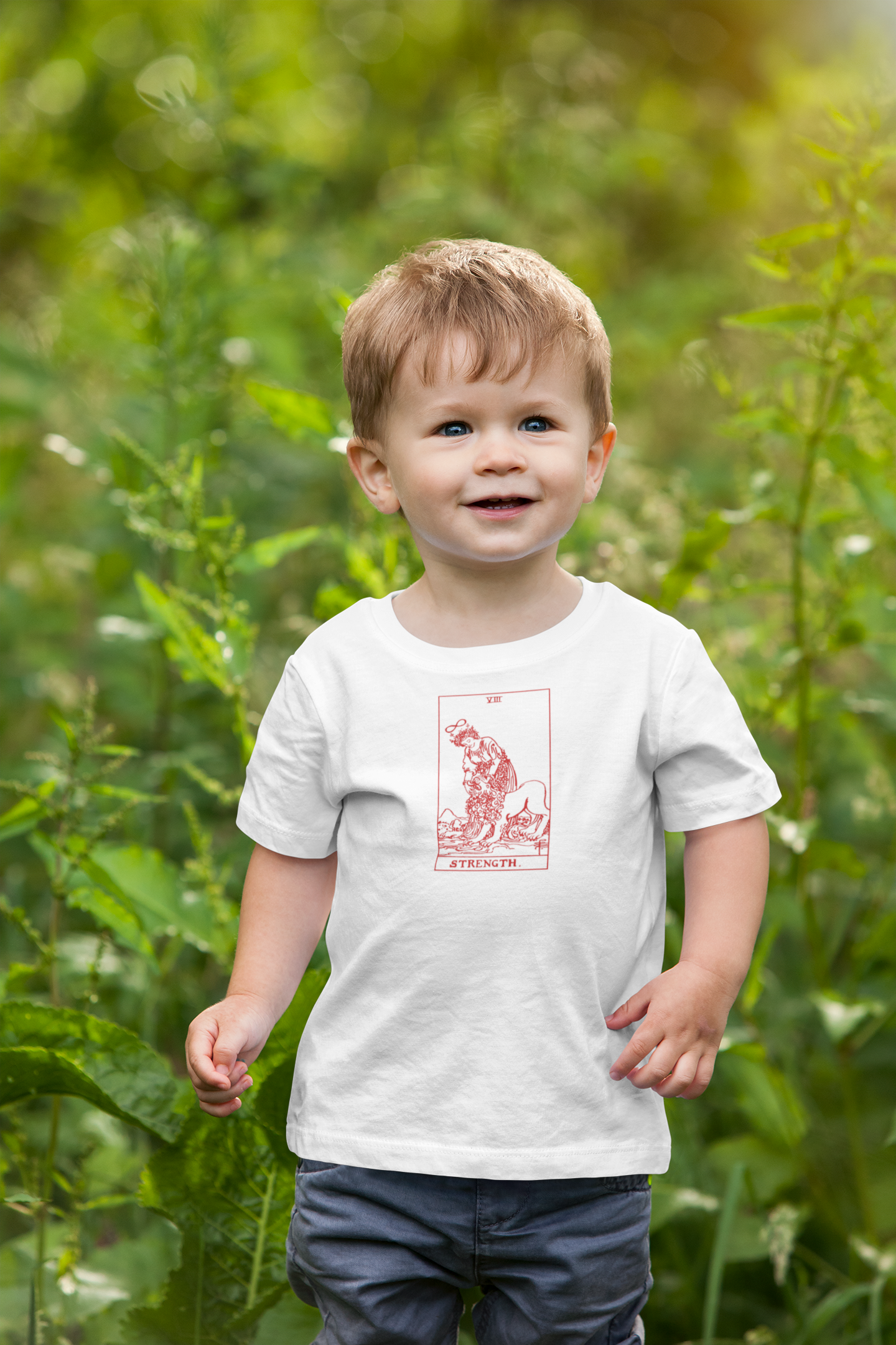 The Strength Card Tee for Tots