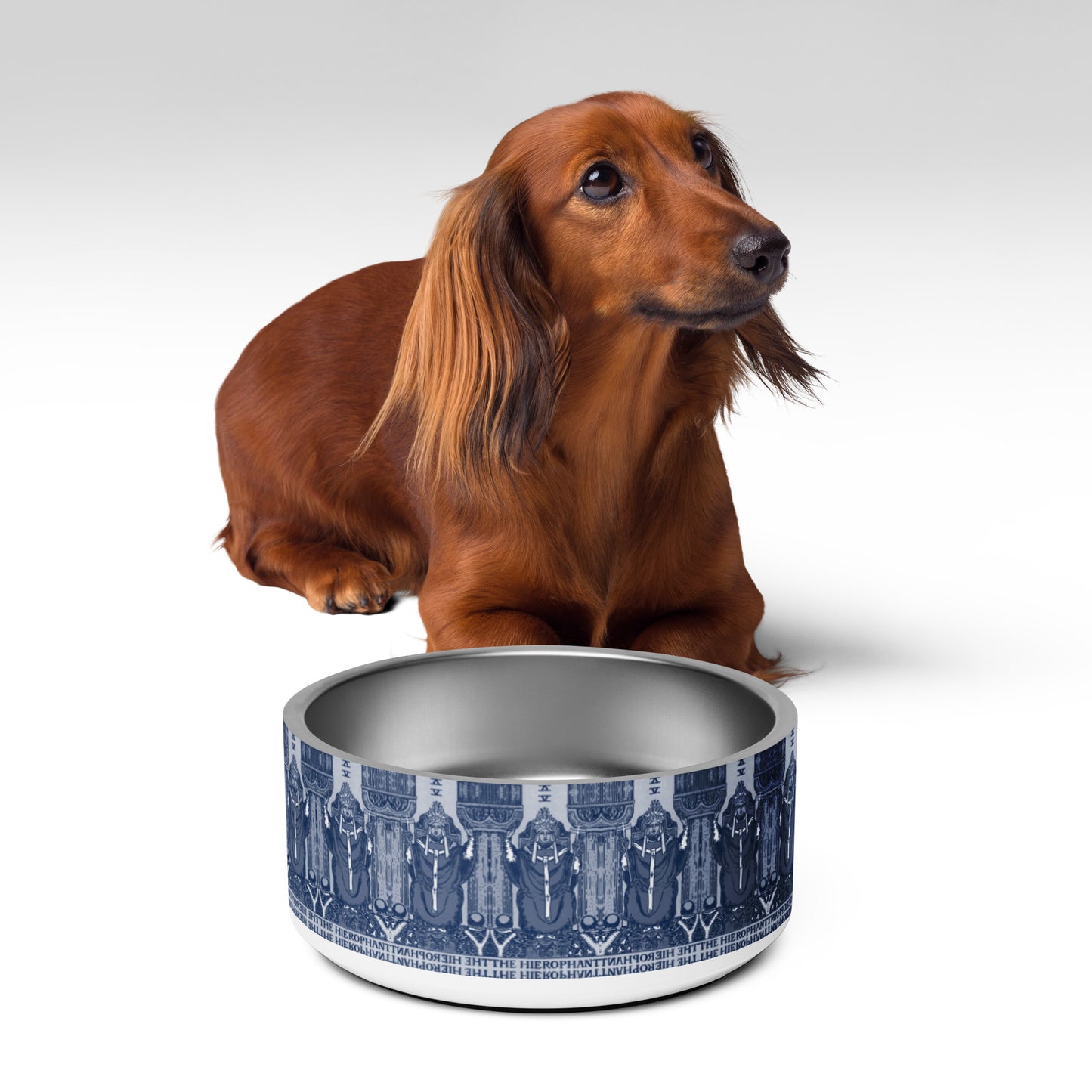 The Hierophant Card Pet Bowl