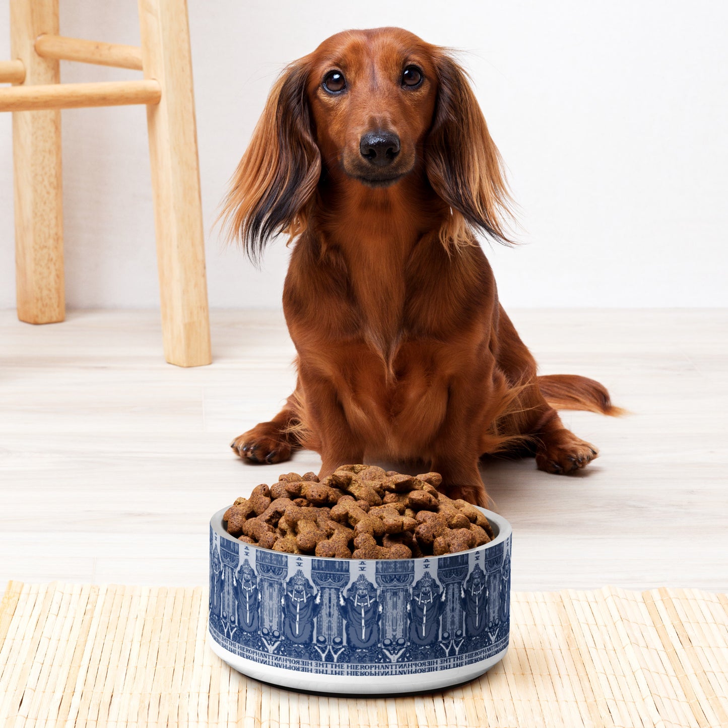 The Hierophant Card Pet Bowl