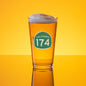 California Highway 174 Pint Glass