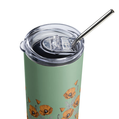 Original California Poppies 20 oz Insulated Tumbler