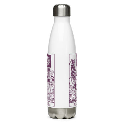 Death Card Stainless Steel Water Bottle