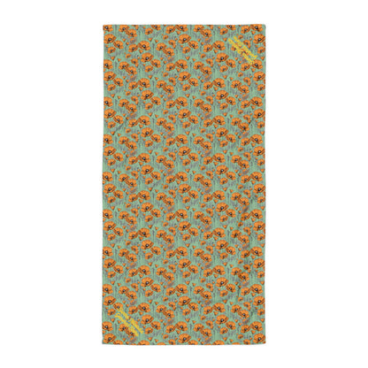 California Poppies Beach Towel