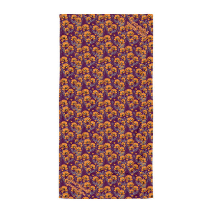 California Poppies Beach Towel - Purple