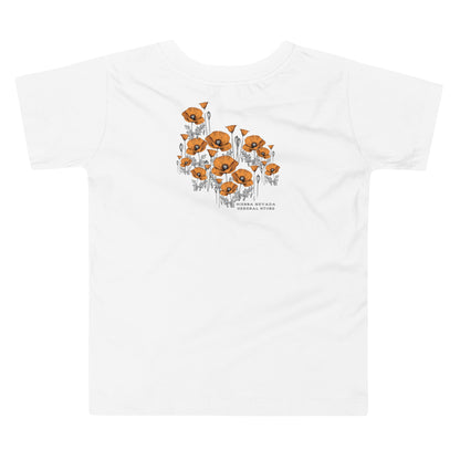 California Poppies Short Sleeve Tee for Tots