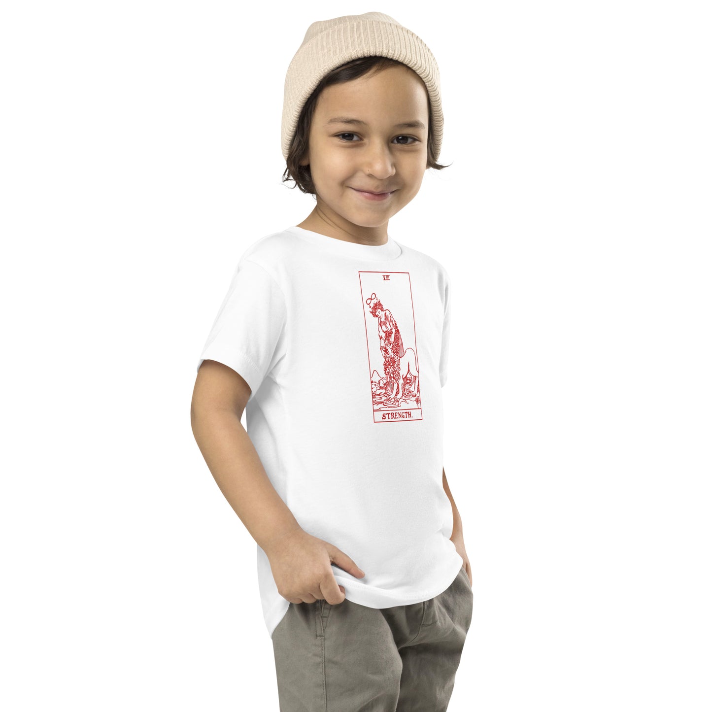 The Strength Card Tee for Tots