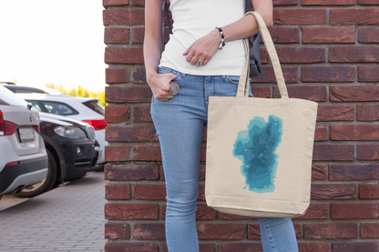 Tahoe Depth Map Tote Bag